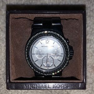 Michael Kors Graphite Women’s Jeweled Watch - MK-5579